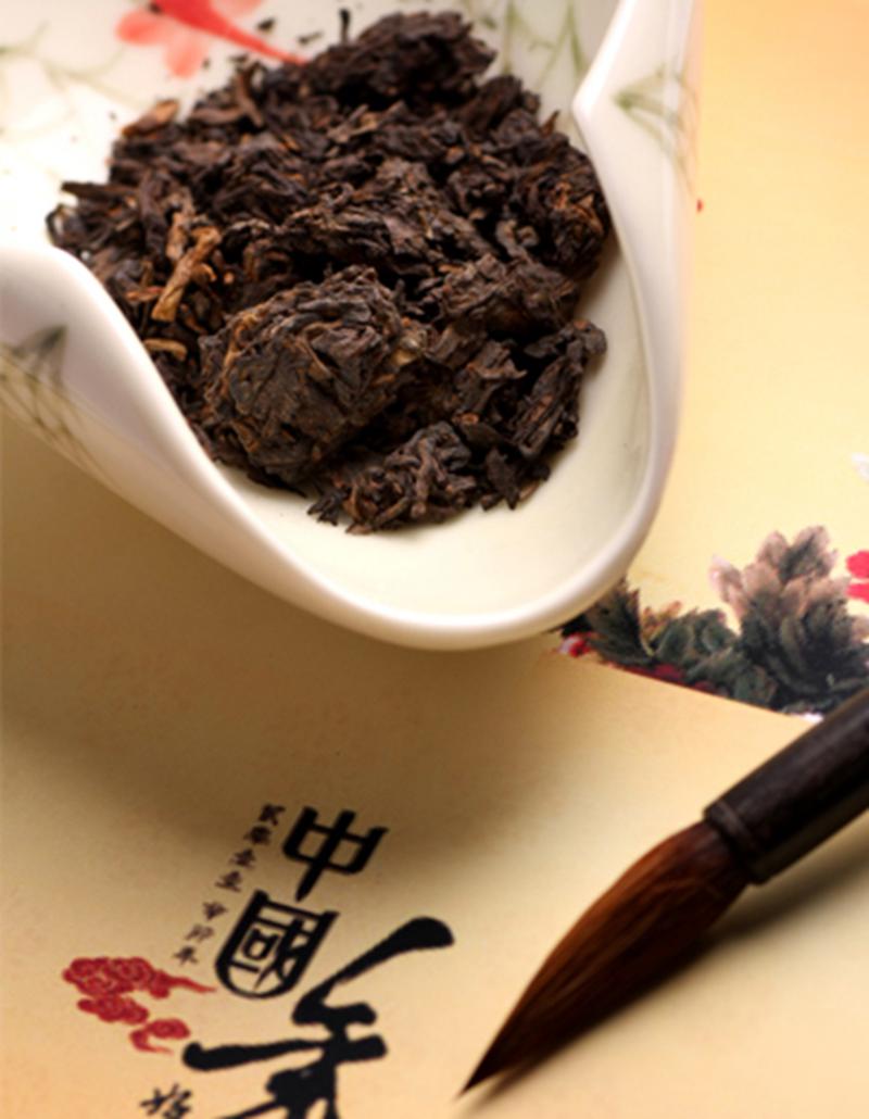 七彩云南普洱茶熟茶叶 润系列熟饼 云南普洱熟茶叶饼茶357g