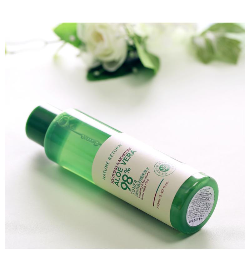 韩国Nature Republic自然乐园 98%芦荟舒缓保湿水160ml   正品包邮 锁水修护