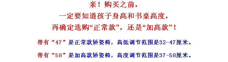 【仅限新乡地区销售】儿童学习书桌配套椅子靠背小椅学生写字电脑可升降凳子转椅板凳矫姿椅 58 豪华