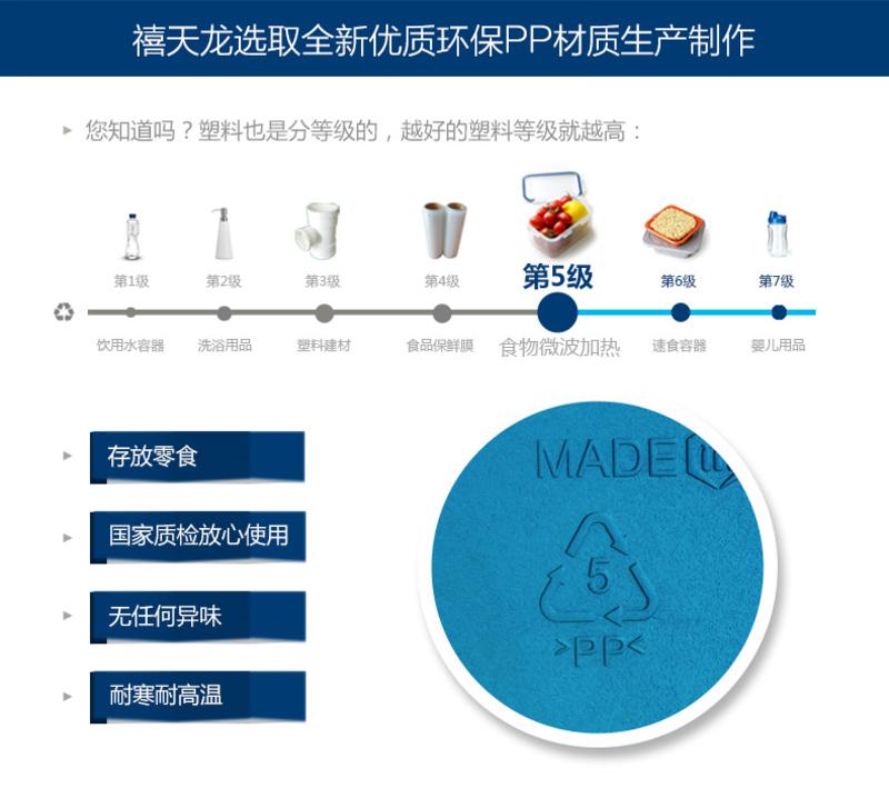 【仅限新乡地区销售】北京禧天龙特厚抗压整理箱6171 96L  衣服收纳箱塑料储物箱收纳盒儿童玩具整