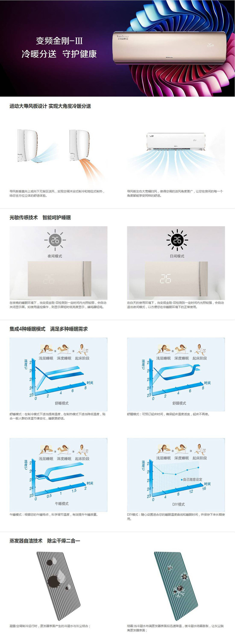 格力 变频金刚-Ⅲ变频2KFR-26GW/(26599)FNAa-A2(含管)(皓雪白) 大1P