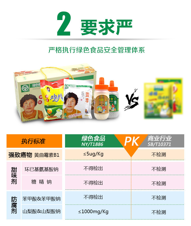 【绿色食品】董李鸡精袋装200g 面条煲汤调味品调味料 鲜味浓厚 替代味精