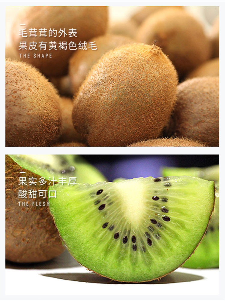 张氏果业 绿心奇异果5斤（净重）猕猴桃