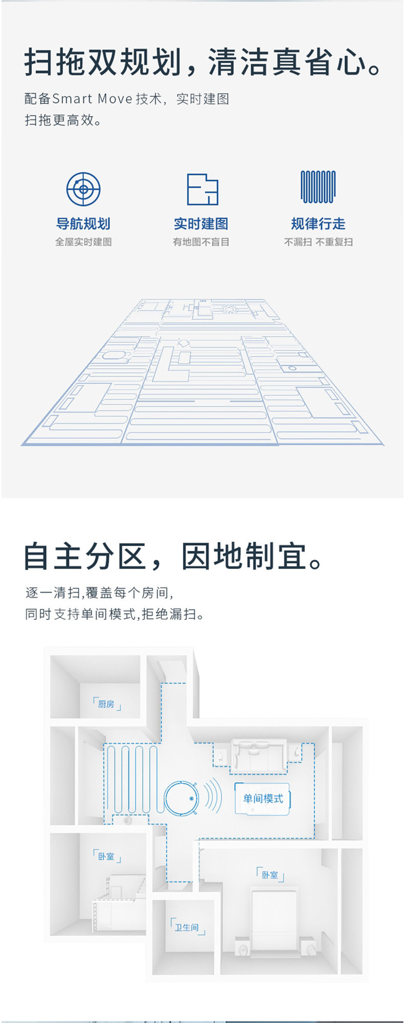 科沃斯/EcovacsDG716扫地机APP控制 扫拖一体 智能家用全自动真空吸尘器 机器人