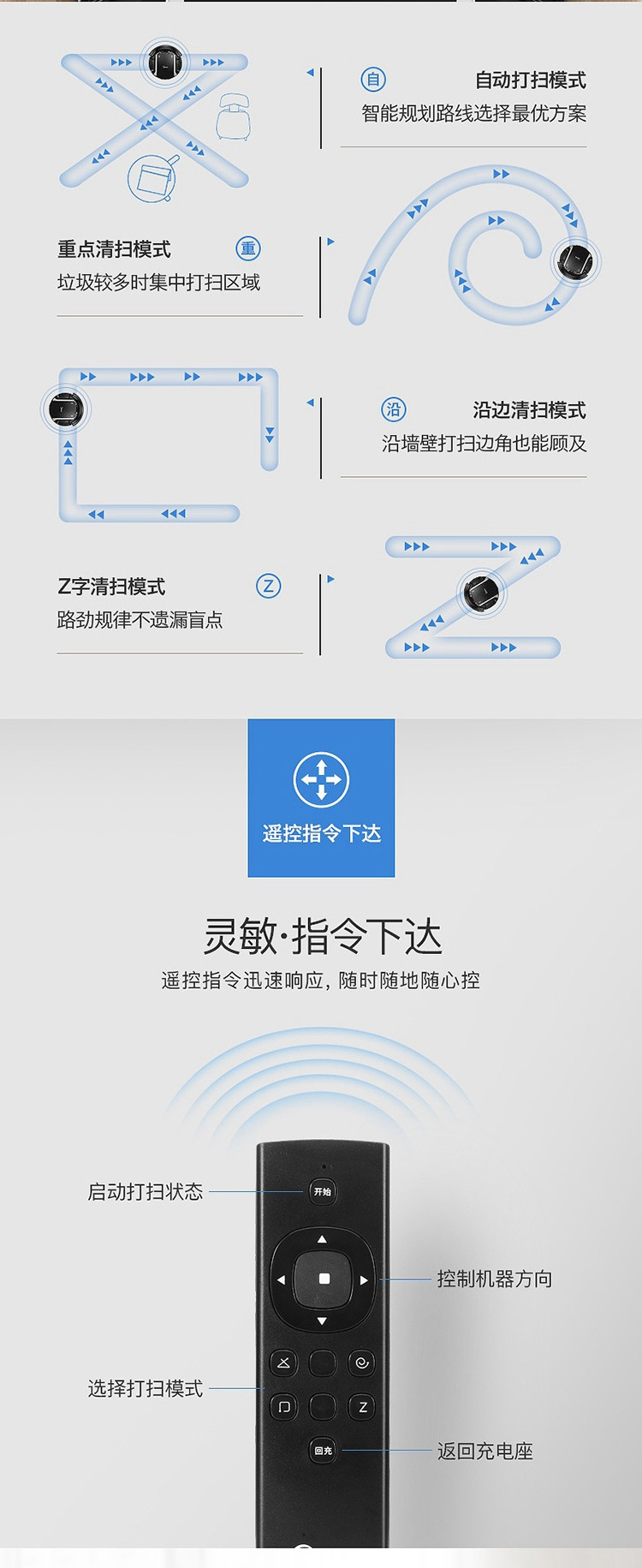 美的/MIDEA 智能吸尘器VR05F4-TB 智能家用扫地机器人