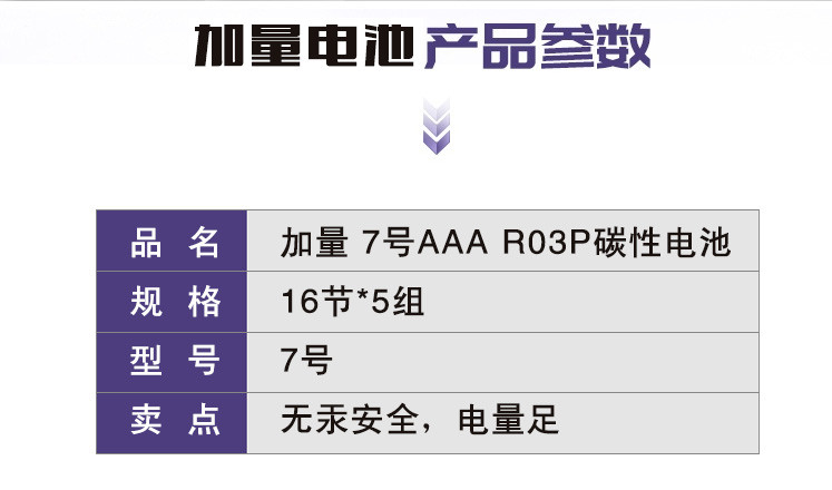 【批发5组装】加量 7号AAA R03P碳性电池*16粒 无汞更安全空调电视机遥控器鼠标挂钟干电池