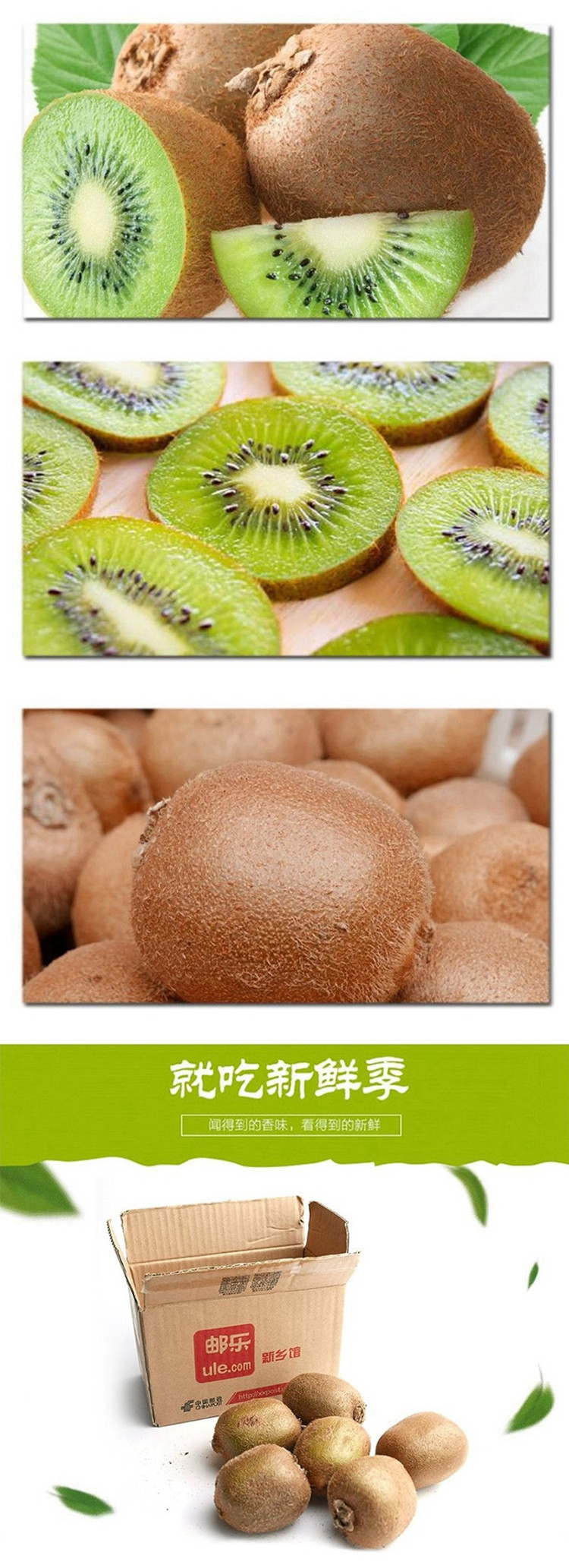 豫林猕猴桃大果6枚试吃装（单果100-120克）约700克当季水果