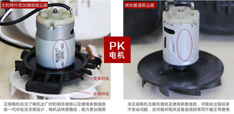 正品尤利特 车载吸尘器12V 超强吸力干湿两用大功率 汽车用吸尘器