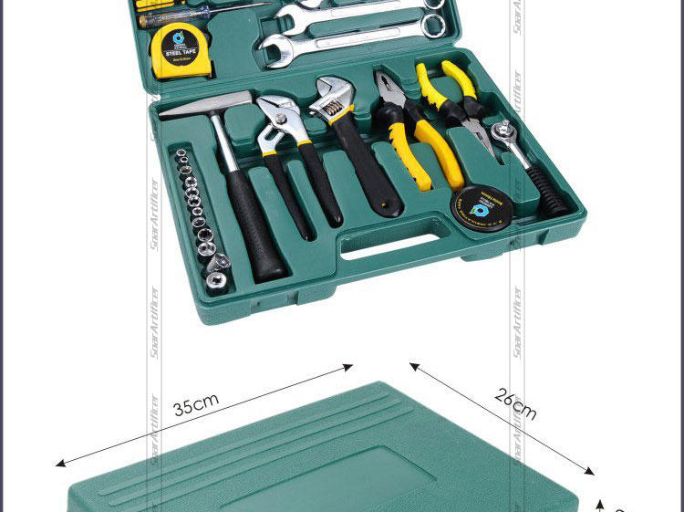 正品尤利特1049 汽车维修工具 49件 汽车用工具箱 抛锚应急工具组