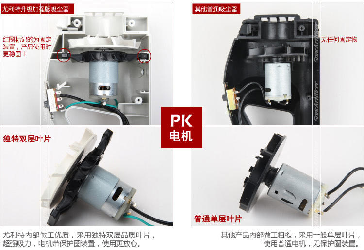 正品尤利特 车载吸尘器12V 超强吸力干湿两用大功率 汽车用吸尘器