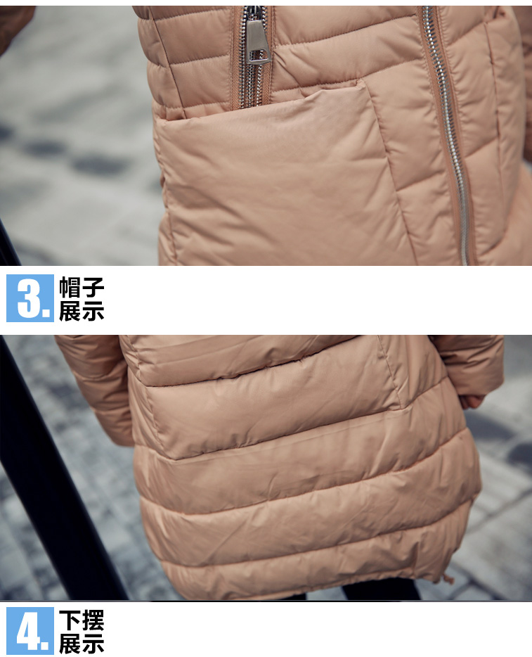 JEANE-SUNP2016新款秋冬韩版女装外套轻薄保暖棉袄大码修身棉服短款棉衣女潮