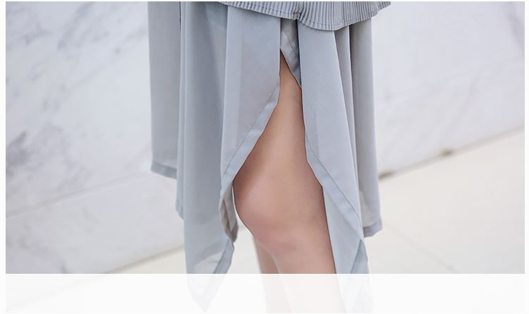 JEANE-SUNP2016年夏季新款潮流韩版圆领短袖修身显瘦纯色中长款连衣裙