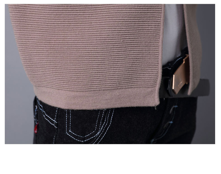 JEANE-SUNP2016年秋季时尚长袖潮流针织衫毛衣纯色低圆领宽松开衫