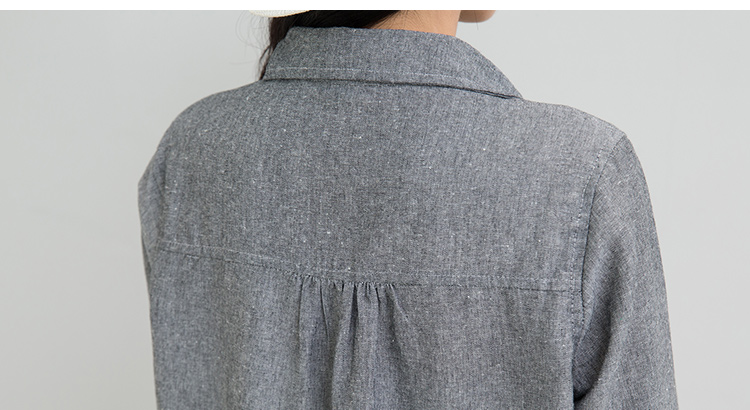 JEANE-SUNP 2016秋季新款韩版长袖中长款宽松腰单排扣显瘦时尚连衣裙