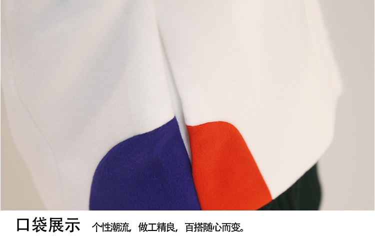 JEANE-SUNP 2016年秋季短款长袖时尚修身纯色拉链韩版短外套