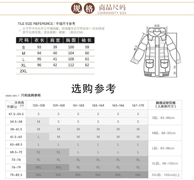 JEANE-SUNP 2016冬季新款加厚修身显瘦中长款大码羽绒服大毛领外套女韩版潮