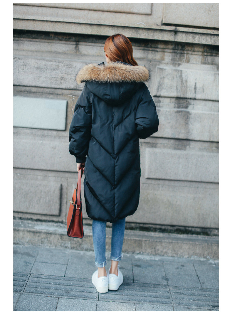 JEANE-SUNP 2016新款冬季中长款羽绒服女款棉衣时尚修身休闲棉袄大码加厚外套