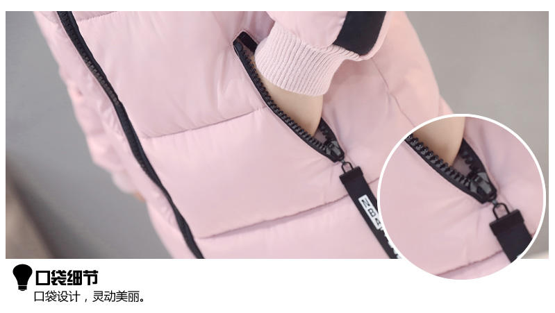 JEANE-SUNP 2016冬季韩版过膝棉服女装外套加厚棉袄学生大码棉衣女中长款