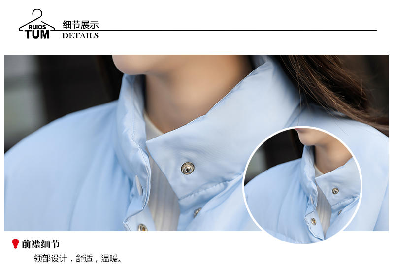 JEANE-SUNP 2016冬季新款韩版长袖棉袄连帽棉服冬天中长款宽松外套潮