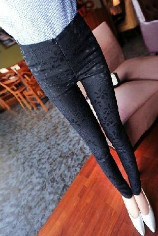 JEANE-SUNP 春季常规长裤纯色时尚气质修身显瘦优雅打底裤