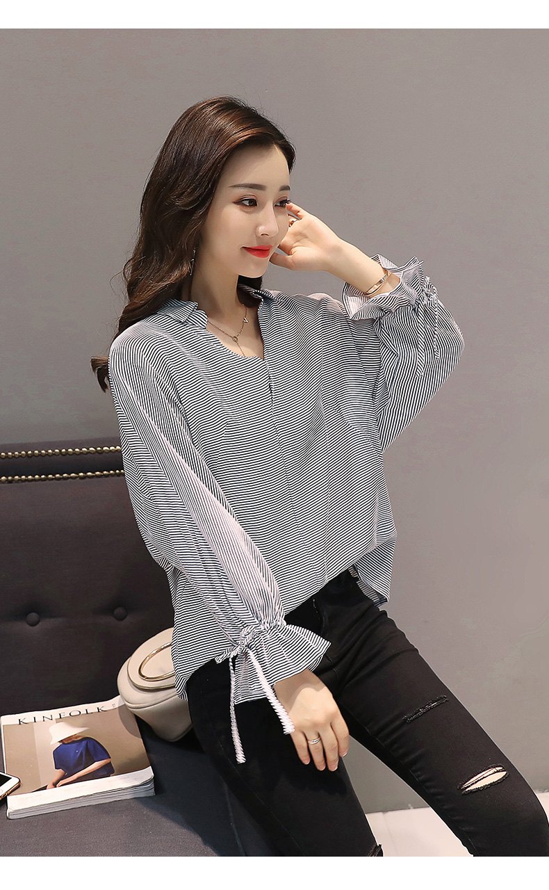 JEANE-SUNP秋季长袖中长款直筒印花韩版潮流时尚气质街头T恤