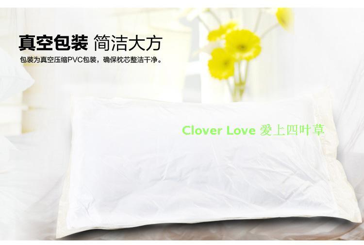 Clover Love 欧美经典羽丝绒舒颈枕芯 枕头 靠枕（买1送1促销装）