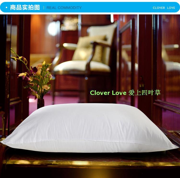 Clover Love 欧美经典羽丝绒舒颈枕芯 枕头 靠枕（买1送1促销装）