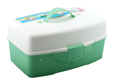 红兔子多层保健药箱625型便携式家庭药箱 颜色随机