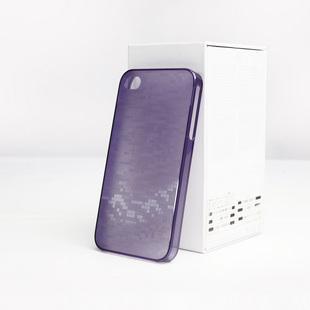 V2ROCK唯图诺克菱格iphone4/4S苹果手机套保护壳清水套 颜色随机