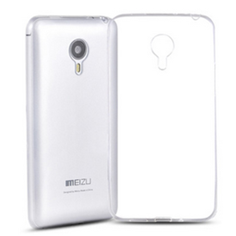 魅族mx4 pro手机壳 mx4pro手机套硅胶保护套 超薄透明外壳-高清透白