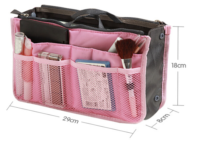 包中包 收纳包 整理包 带手提多功能收纳整理包 内包粉色