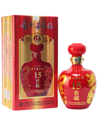 贵州茅台镇世家 15窖藏卡盒 52度浓香型白酒 整箱装500ml*6