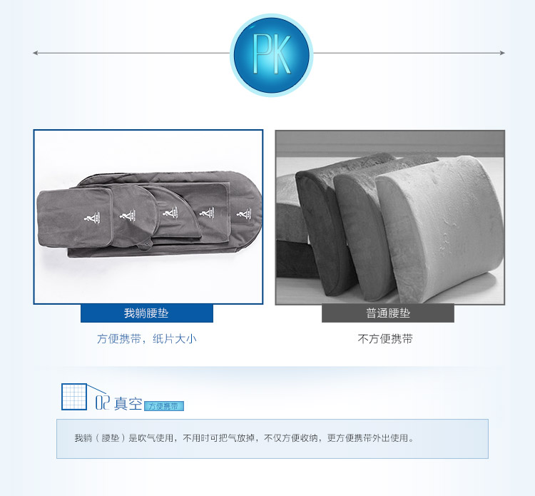 腰垫办公室靠垫靠腰垫 汽车护腰靠垫抱枕充气枕腰垫飞机孕妇靠枕