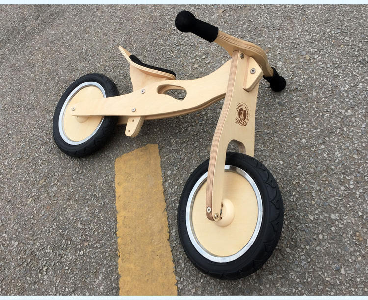 MIKE米克袋鼠德国木质平衡车儿童学步车玩具车