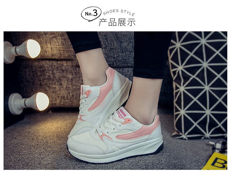 娅莱娅2017春新款韩版时尚休闲鞋平底低帮运动鞋注塑鞋