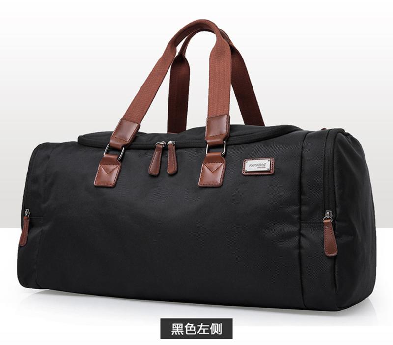 卡卡新款手提单肩旅行包男大容量出差行李包商务单肩轻便旅行袋