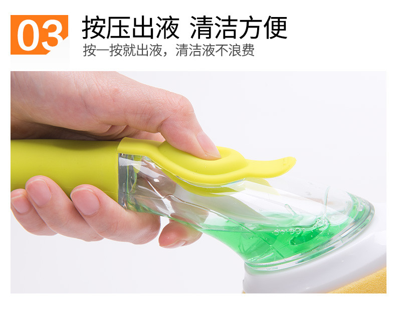 【江门馆】安豪 HPO-0943-3 塑料制液压清洁刷（套装）