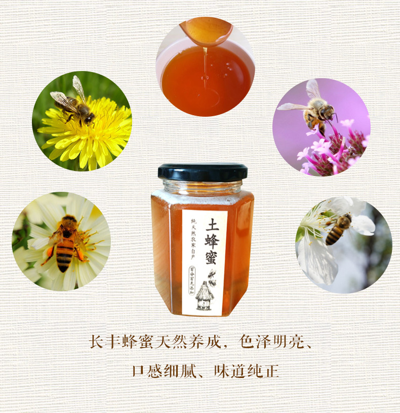 邮乐萍乡馆 老俵情 500g 芦溪特产 长丰野生蜂蜜  【新蜜特卖】