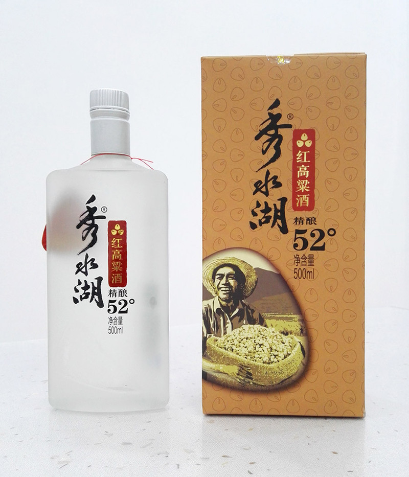 千岛湖特产 秀水湖52%Vol  500ml 红高粱酒 精酿