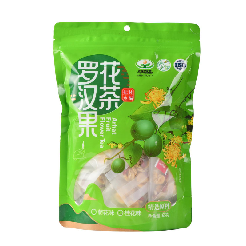 绿之源 永福罗汉果茶（桂花味、菊花味）65g