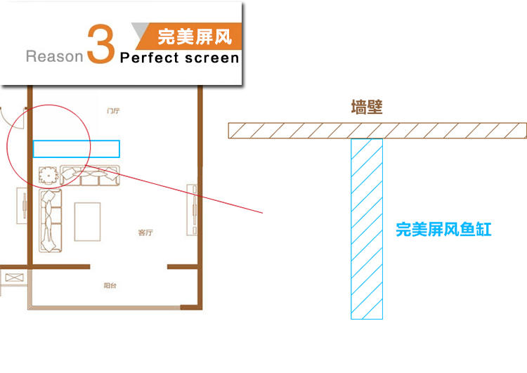 闽江鱼缸水族箱中型1.5玄关隔断封闭式玻璃生态底滤屏风鱼缸