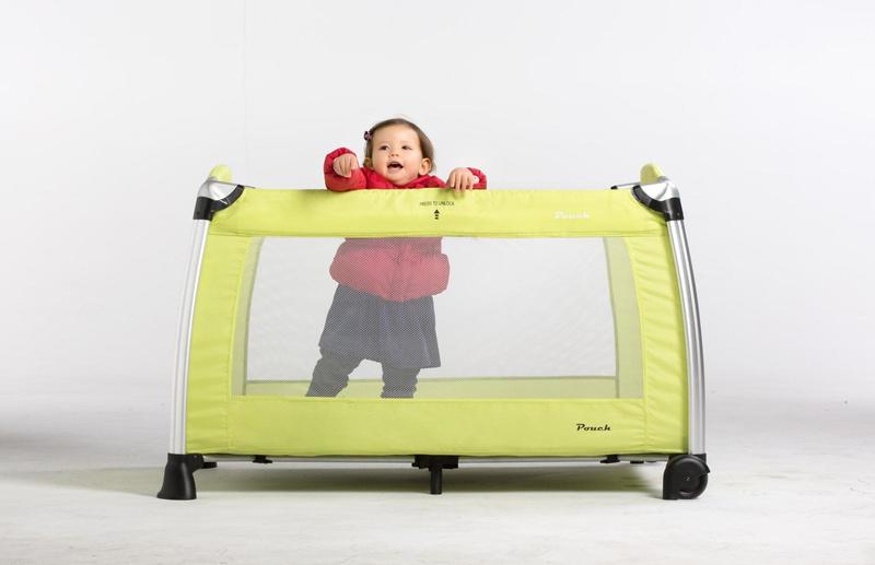 Pouch便携折叠婴儿床 儿童铝合金床 宝宝的游戏床 多功能bb床H13