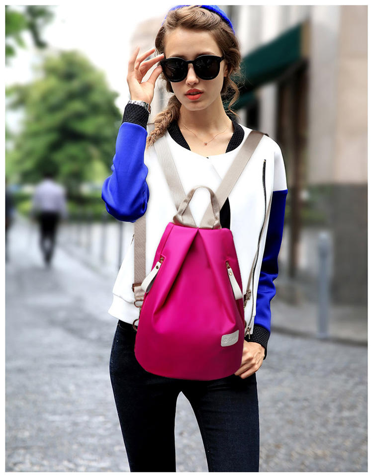 包包2015秋季新款尼龙女包三件套韩版时尚双肩包休闲百搭女包背包