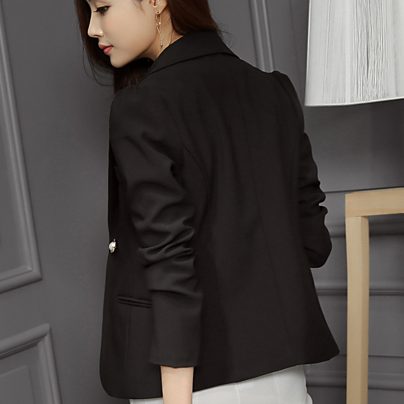 缔五季 2017新款韩版西装批发修身显瘦长袖纯色小西装女装外套R8028RX