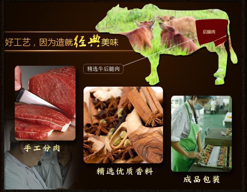 【贵州特产】高原颂香辣五香手撕牛肉片250g