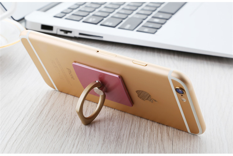 【淄博馆】手机指环支架卡扣粘贴式懒人支架金属环桌面苹果通用型