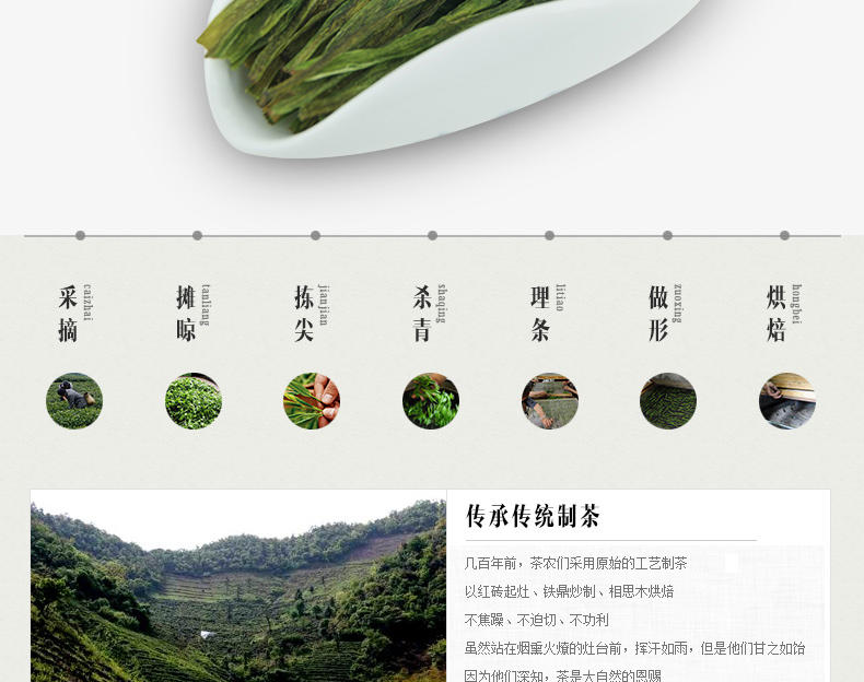 龙合安徽春茶太平猴魁手工捏尖绿茶30g盒装茶叶