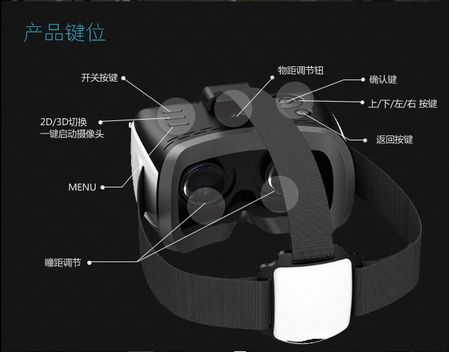 VR-HERE VR眼镜一体机虚拟现实眼镜3D手机魔镜BOX暴风