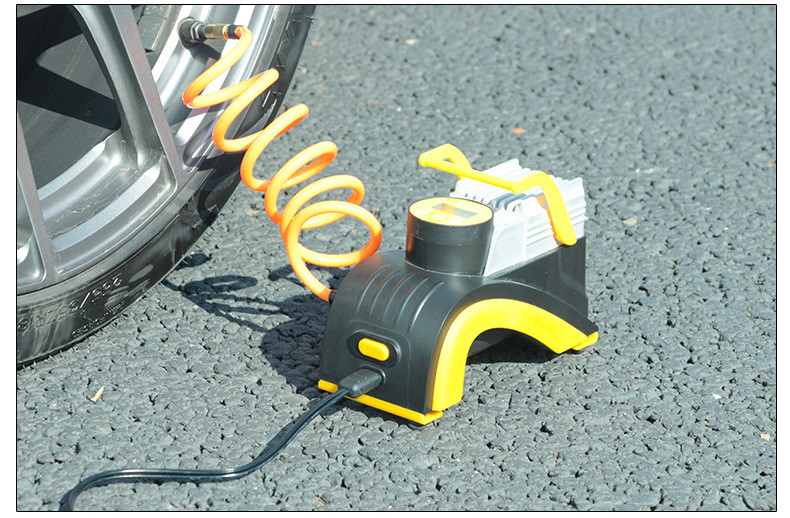 Racing 车载轮胎充气泵12v车用大功率便捷式高压汽车打气泵