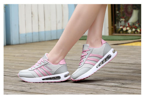 春夏季韩版潮学生透气运动鞋女跑步鞋鞋厚底休闲板鞋球鞋